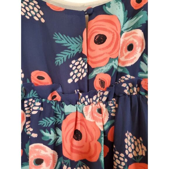 Paper Crown + Rifle Paper Co. Collab Spanish Rose Posey Bouquet Dress, Size SP - Picture 9 of 10